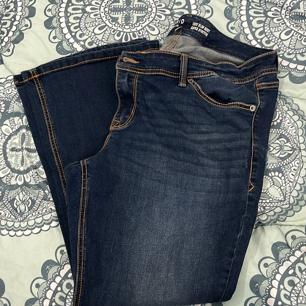 Torrid Luxe Slim Boot Super Stretch Jeans 16 S worn once